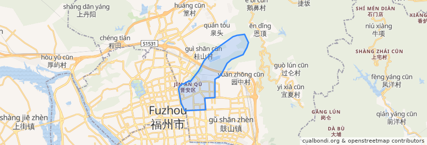 Mapa de ubicacion de 岳峰镇.