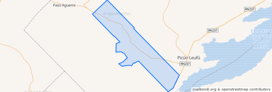 Mapa de ubicacion de Comisión de Fomento El Sauce.