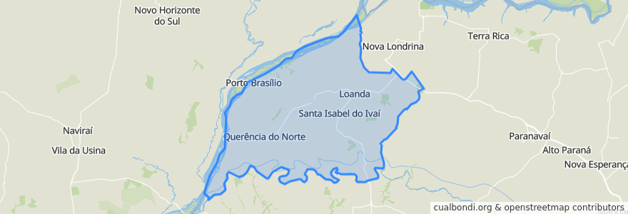 Mapa de ubicacion de Região Geográfica Imediata de Loanda.