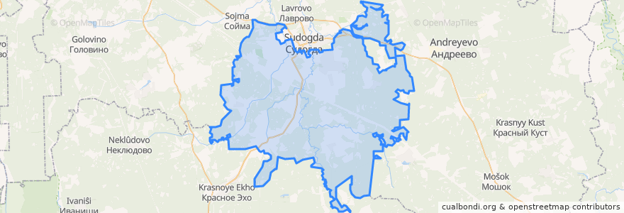 Mapa de ubicacion de Муромцевское сельское поселение.