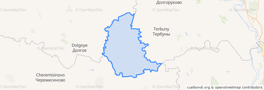 Mapa de ubicacion de Воловский муниципальный округ.