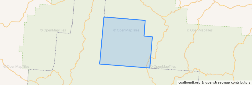 Mapa de ubicacion de Symmes Township.