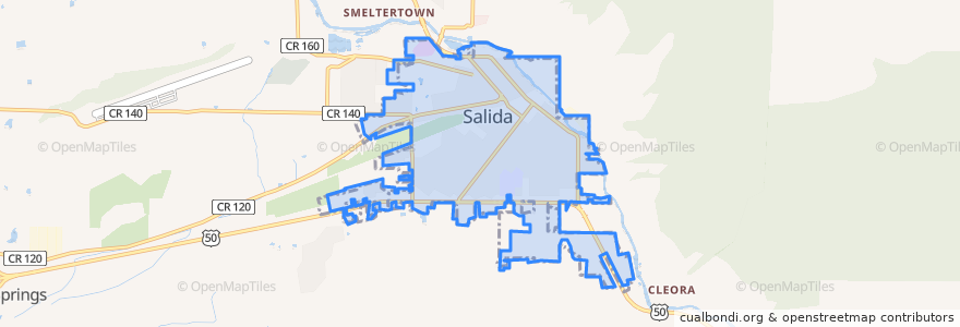 Mapa de ubicacion de Salida.