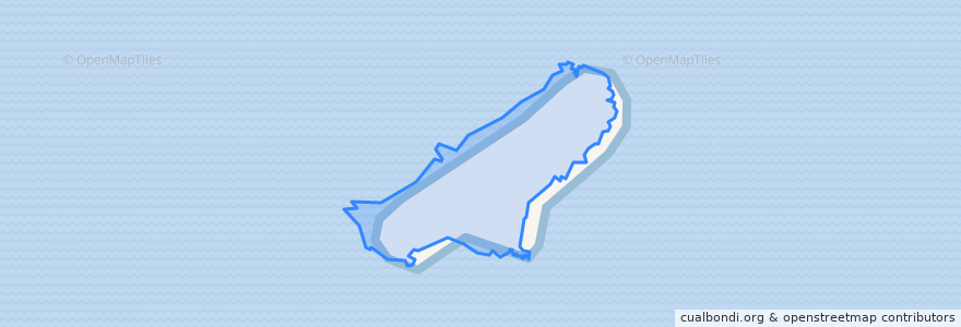 Mapa de ubicacion de Pulau Karah.