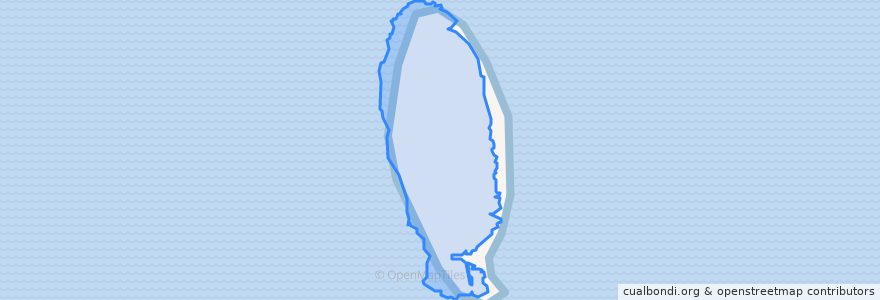 Mapa de ubicacion de Pulau Geluk.