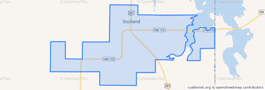Mapa de ubicacion de Scotland.