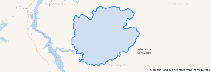 Mapa de ubicacion de Idrinsky Rayon.