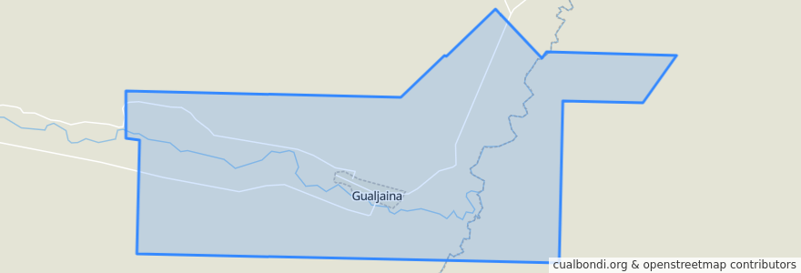 Mapa de ubicacion de Comisión de Fomento de Gualjaina.