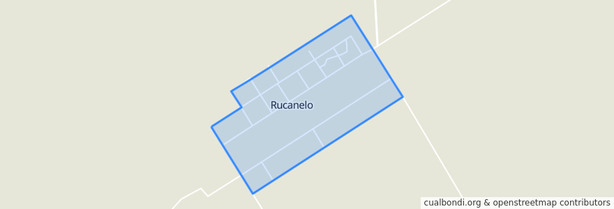 Mapa de ubicacion de Rucanelo.