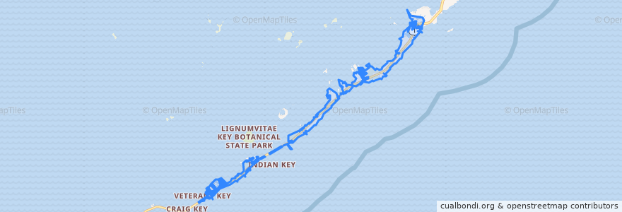 Mapa de ubicacion de Islamorada.