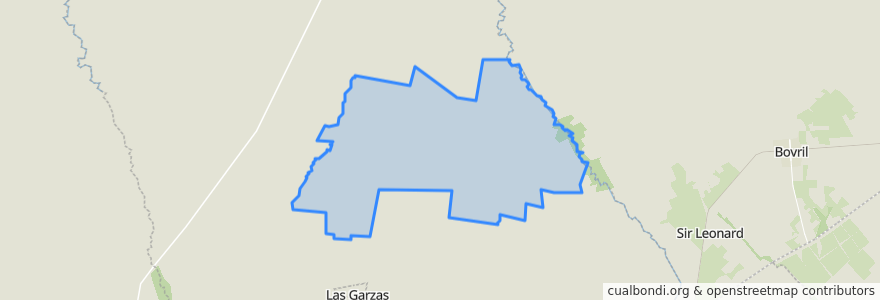 Mapa de ubicacion de Junta de Gobierno de Alcaraz Norte.