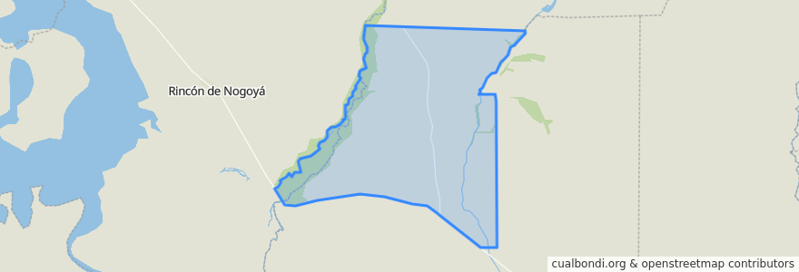 Mapa de ubicacion de Junta de Gobierno de Sexto Costa de Nogoyá.