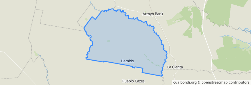 Mapa de ubicacion de Junta de Gobierno de Hambis.