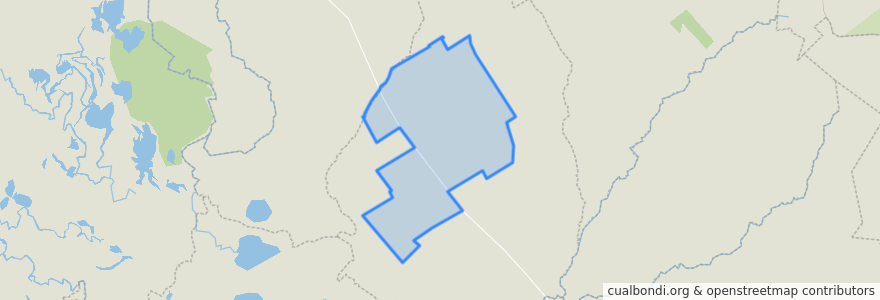 Mapa de ubicacion de Junta de Gobierno de Pajonal.