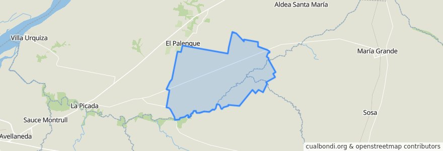 Mapa de ubicacion de Junta de Gobierno de Paso de las Piedras.