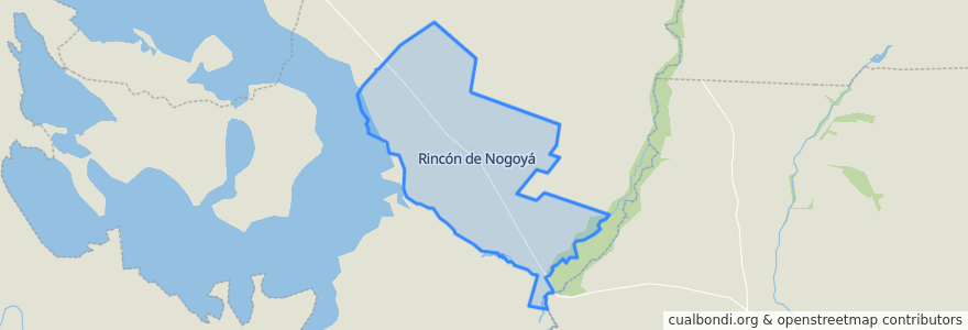 Mapa de ubicacion de Junta de Gobierno de Rincón de Nogoyá.