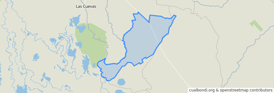 Mapa de ubicacion de Junta de Gobierno de Rincón del Doll.