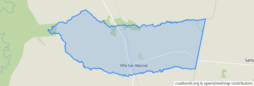 Mapa de ubicacion de Junta de Gobierno de San Marcial.