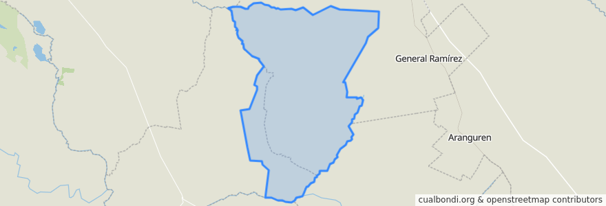 Mapa de ubicacion de Junta de Gobierno de Isletas.