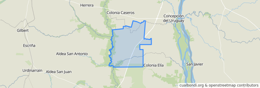 Mapa de ubicacion de Junta de Gobierno de Tala.