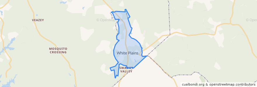 Mapa de ubicacion de White Plains.