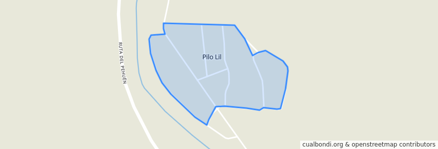 Mapa de ubicacion de Pilo Lil.