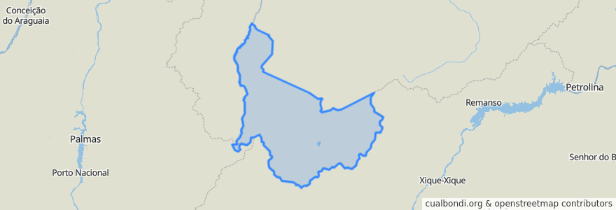 Mapa de ubicacion de Região Geográfica Imediata de Corrente.