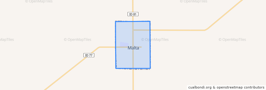 Mapa de ubicacion de Malta.