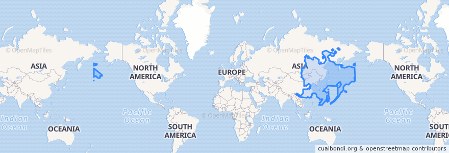 Mapa de ubicacion de Дальневосточный федеральный округ.