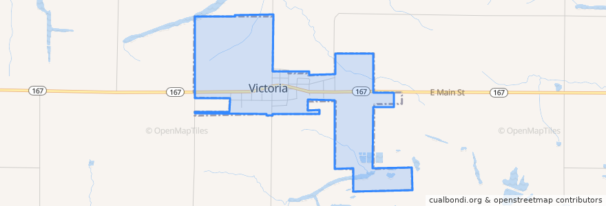 Mapa de ubicacion de Victoria.