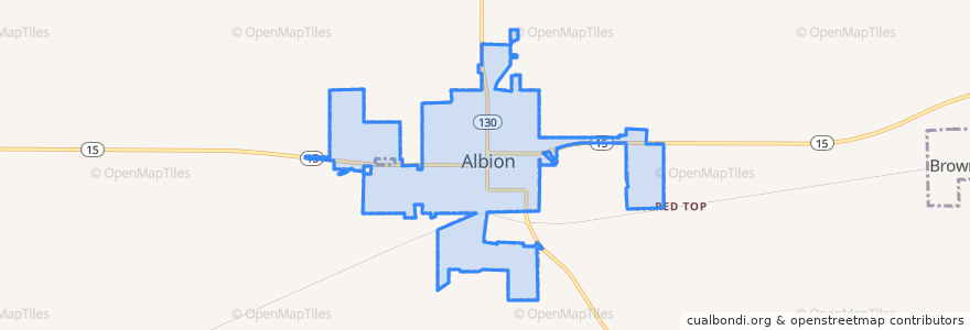 Mapa de ubicacion de Albion.