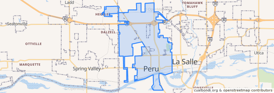 Mapa de ubicacion de Peru.