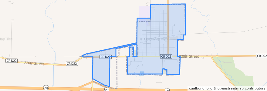 Mapa de ubicacion de Winthrop.