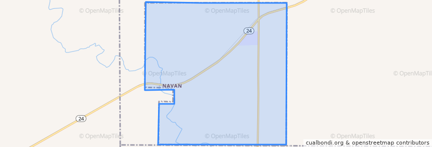 Mapa de ubicacion de Jackson Junction.