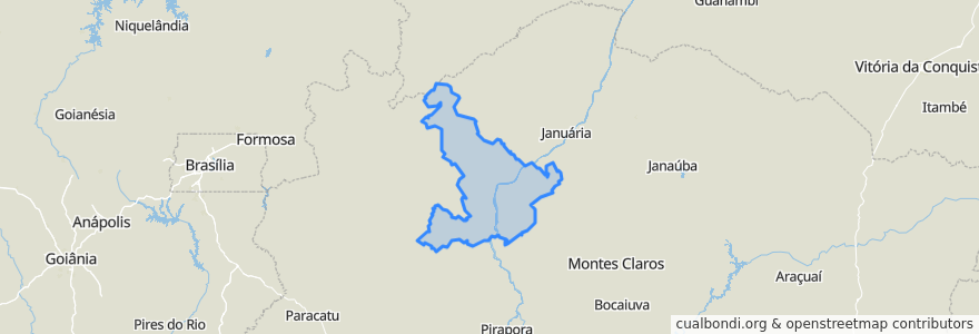 Mapa de ubicacion de Região Geográfica Imediata de São Francisco.