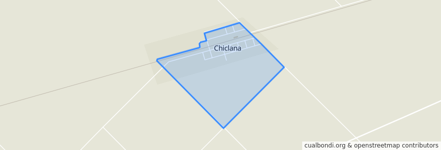 Mapa de ubicacion de Chiclana.