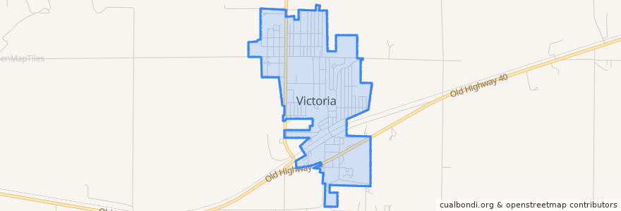 Mapa de ubicacion de Victoria.