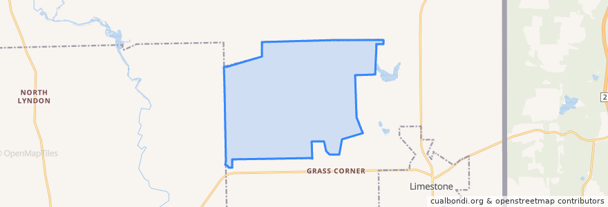 Mapa de ubicacion de Loring Commerce Center.