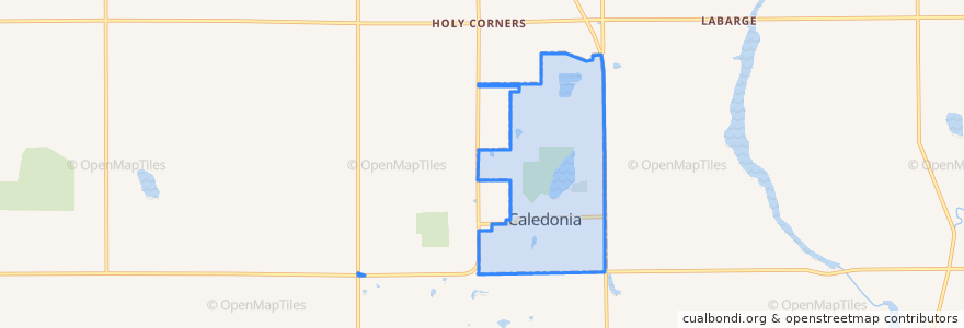 Mapa de ubicacion de Caledonia.