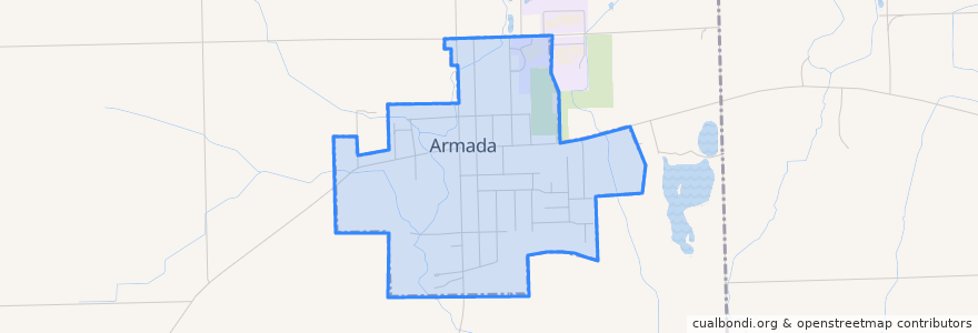 Mapa de ubicacion de Armada.