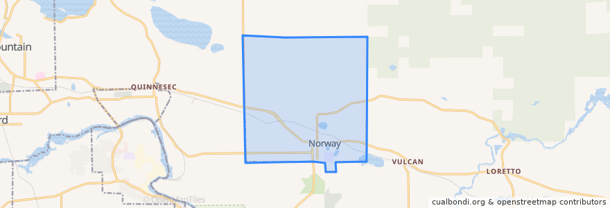 Mapa de ubicacion de Norway.