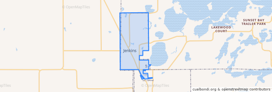 Mapa de ubicacion de Jenkins.