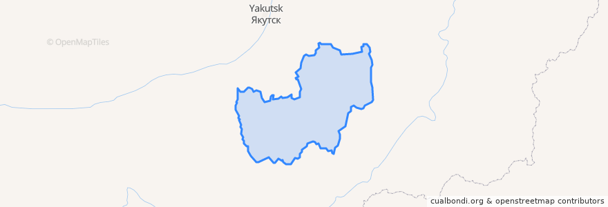 Mapa de ubicacion de Амгинский улус.