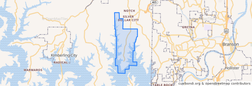 Mapa de ubicacion de Indian Point.