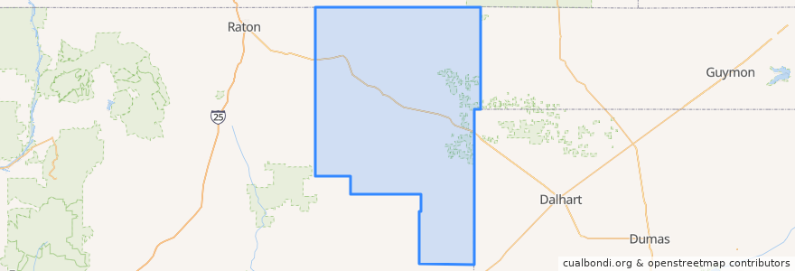 Mapa de ubicacion de Union County.