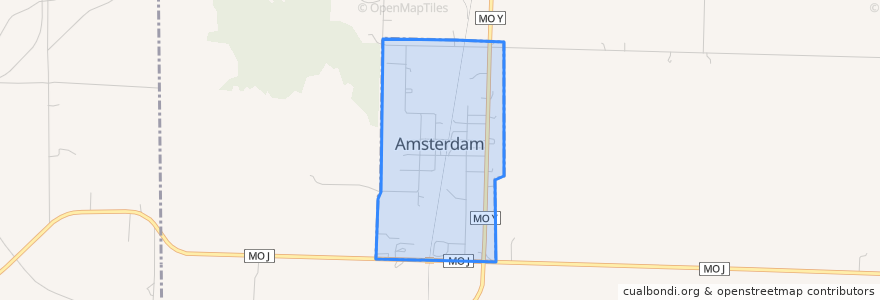 Mapa de ubicacion de Amsterdam.