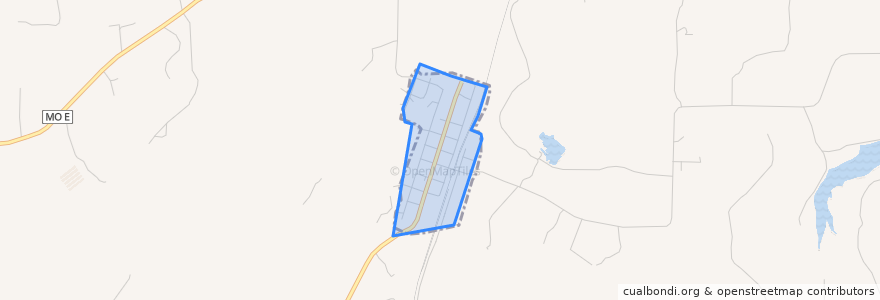 Mapa de ubicacion de Mineral Point.