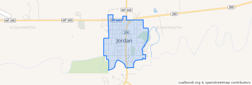 Mapa de ubicacion de Jordan.