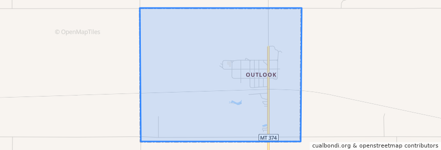 Mapa de ubicacion de Outlook.