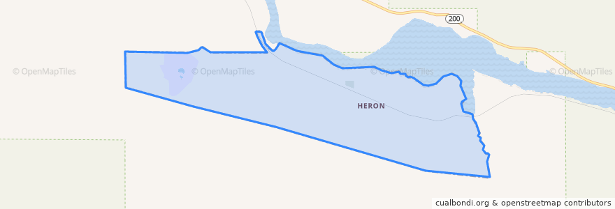 Mapa de ubicacion de Heron.